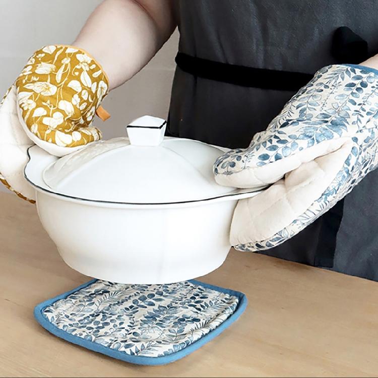 Mikrowellen Ofenhandschuhe Verbrühschutzhandschuhe Ofenhandschuh Topflappen Isolieruntersetzer Backen Küchenwerkzeug