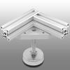 Aluminum Profile Triangular End Face Connecting Plate  30 4040 Profile Anchor Connector  Industrial Aluminum Profile Accessories