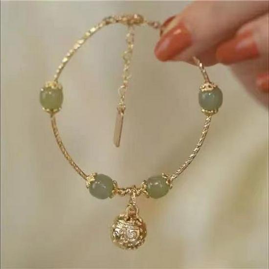 Elegant Hanfu Luxury Bell Bangle for Women