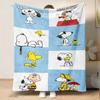 Warm blanket, Snoopy cartoon pattern, comfortable nap blanket, soft and skin-friendly, a great gift for friends and family.