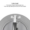 1.6L Portable Camping Coffee Tea Pot Outdoor Fishing Hiking Barbecue Kettle Pot (Black Handle)