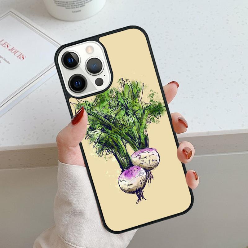 Vegan Vegetables Veggies Phone Case For iPhone 17 Air 11 12 13 14 15 16 Pro Max Cover For iPhone 17 Air Max Plus Coque Shell