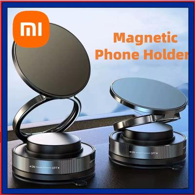 Xiaomi Newest 360 Degree Rotating Magnetic Mobile Phone Holder Vacuum Suction Cup Strong Magnetic Adsorption Car Phone Stand