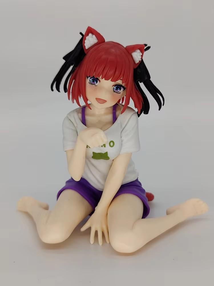 11cm The Quintessential Quintuplets Anime Figures Nakano Nino Action Figure Pvc Statue Model Doll Collectible Room Decor Gifts