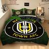Harrogate Town Afctowel Bedding Quilt Set Quilt Cover Pillowcase Home Decoration Birthday Gift (1 * duvet cover + 2 * pillowcase, without core)