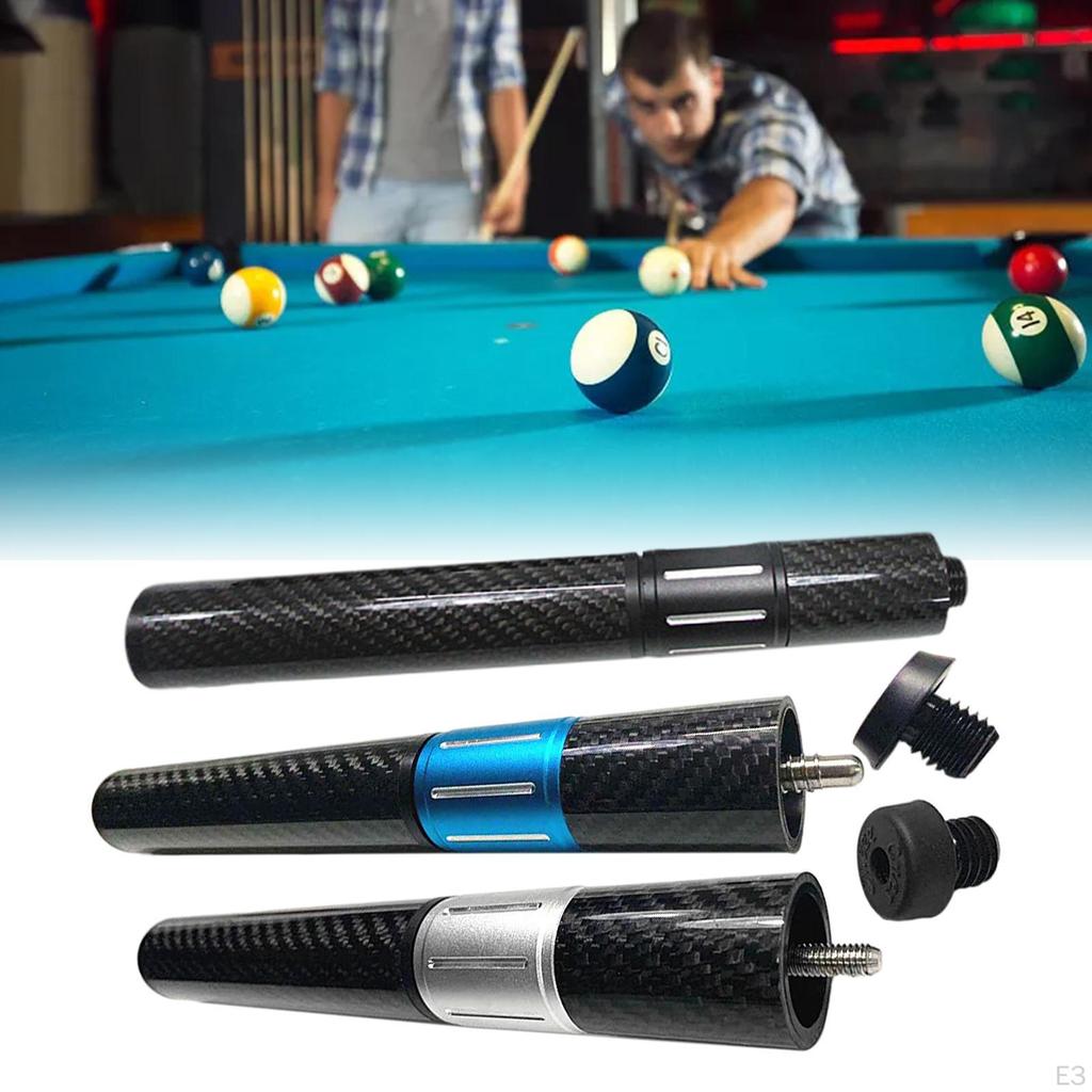 End Telescopic Carbon Weight Multifunction Lengthen Tools Nine Ball Club for Billiard Cues