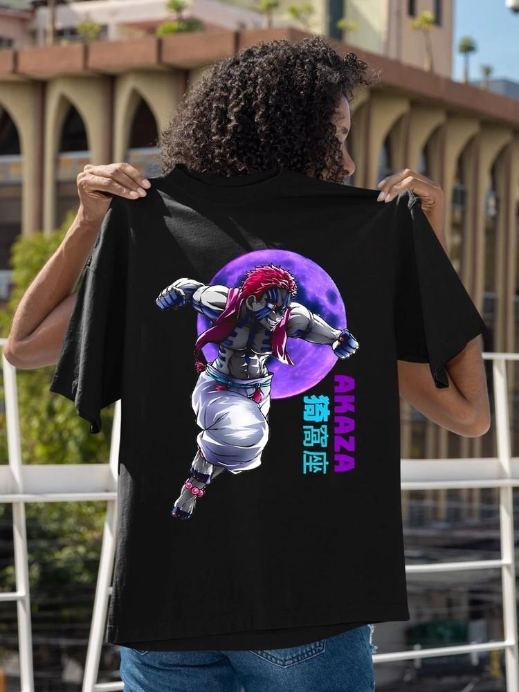 Demon Slayer Anime Shirt – Kimetsu no Yaiba Movie 2025 T-Shirt, Akaza T-Shirt Unisex T-Shirt XXXL