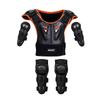 Kids Protective Gear Set Skating Cycling Extreme Sports Chest Back Elbow Knee Pads S M L Sizes
