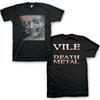 CANNIBAL CORPSE Cd Cv VILE DEATH METAL Official SHIRT 2XL New Bleeding Butchered Unisex T-Shirt