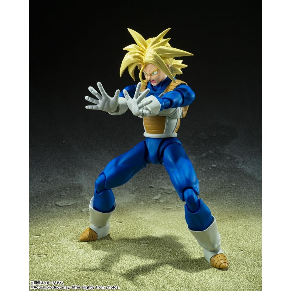 BANDAI SPIRITS S.H.Figuarts Dragon Ball Super Saiyan Trunks - Hidden Super Power Approx. 140mm PVC & ABS Painted Movable Figure