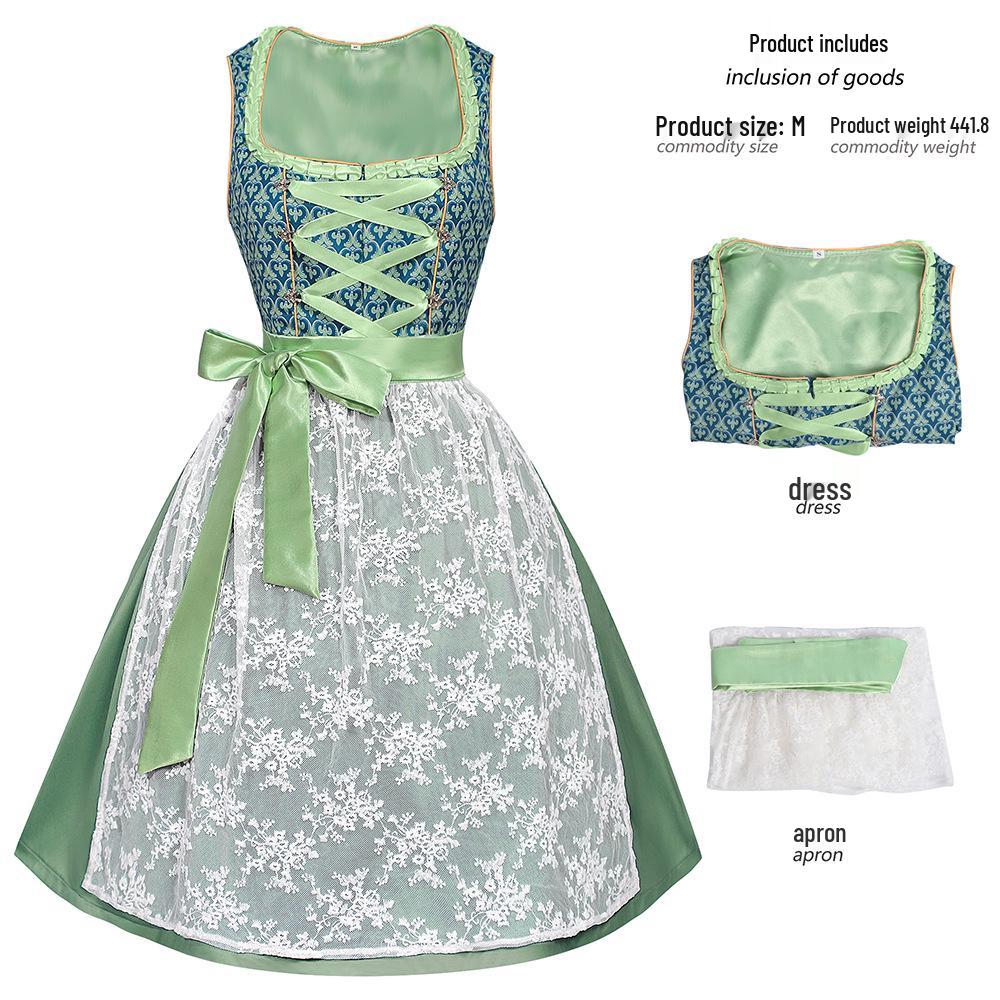 

Женский баварский костюм для Октоберфеста - Традиционное немецкое платье для Хэллоуина Medium