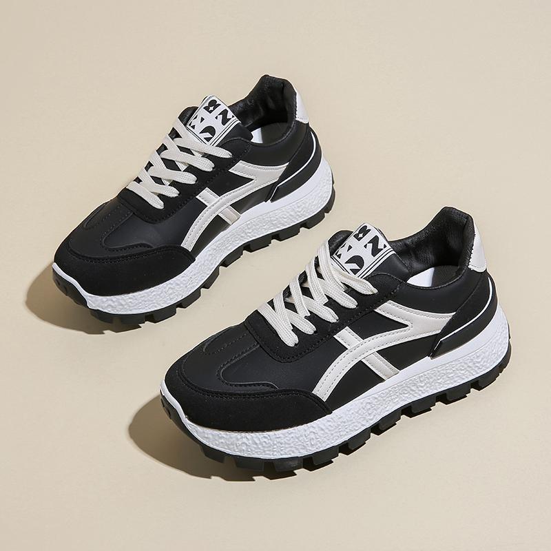 Luxusní platformové boty Nové volnočasové protiskluzové zelené běžecké módní designérské boty Sportovní kožené dámské tenisky Módní boty