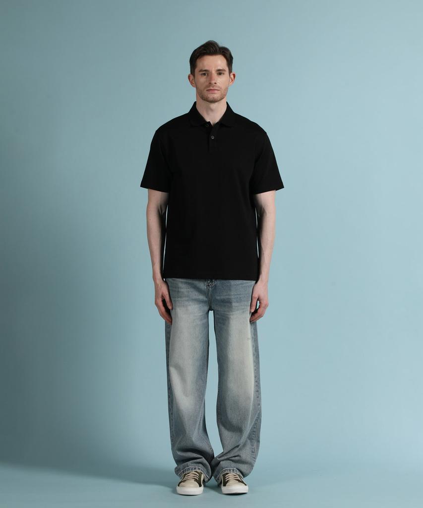 PANICALE Blue Washed Wide Denim Pants