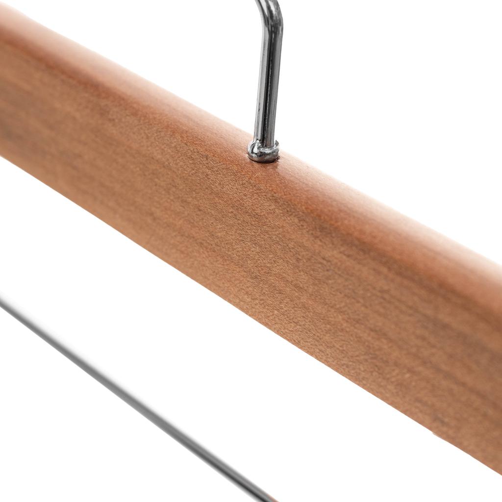 KADAX Wieszak Drewniany Z Klipsami Na Ubrania