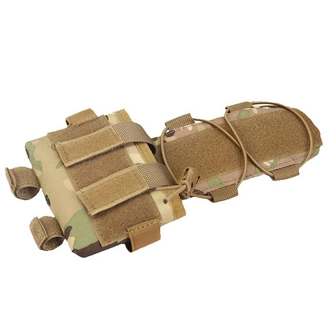Tactical Helmet Battery Pouch MK2 Helmet Battery Pack Helmet Counterweight Pack Helmet Accessory For Airsoft Hunting Outdoor