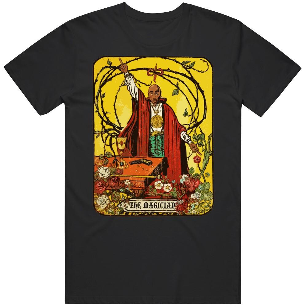 

Magician Tarot Card Mc Ny Illuminati Hip Hop T Shirt Unisex T-Shirt XXXXL