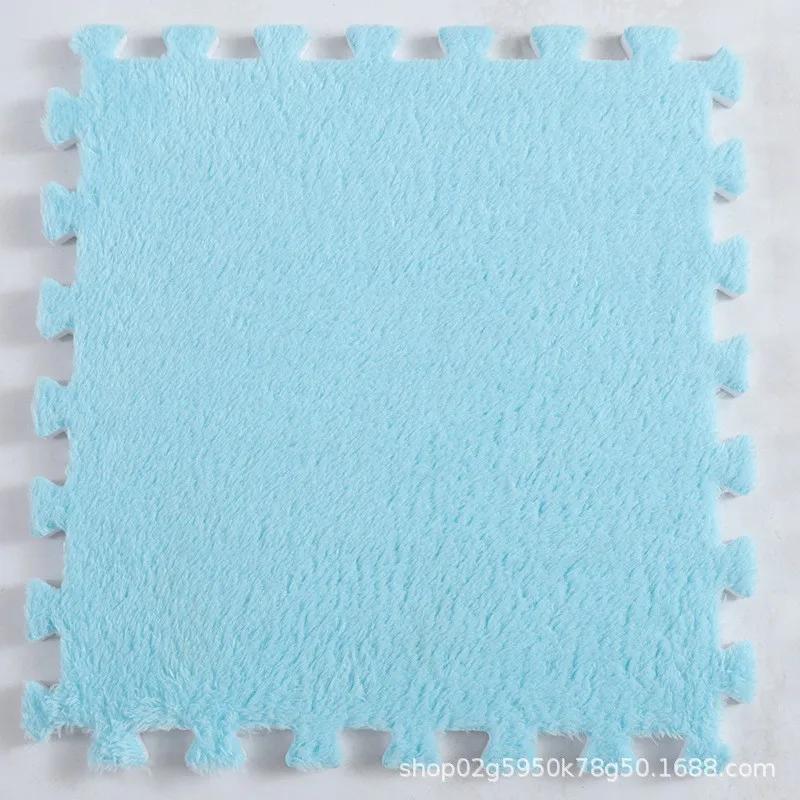 30x30cm Thickened Baby Play Mat in Children's Room Keep Warm Play Mat Eva Foam Puzzle Carpet Soft Plush Children's Mat Baby Toys