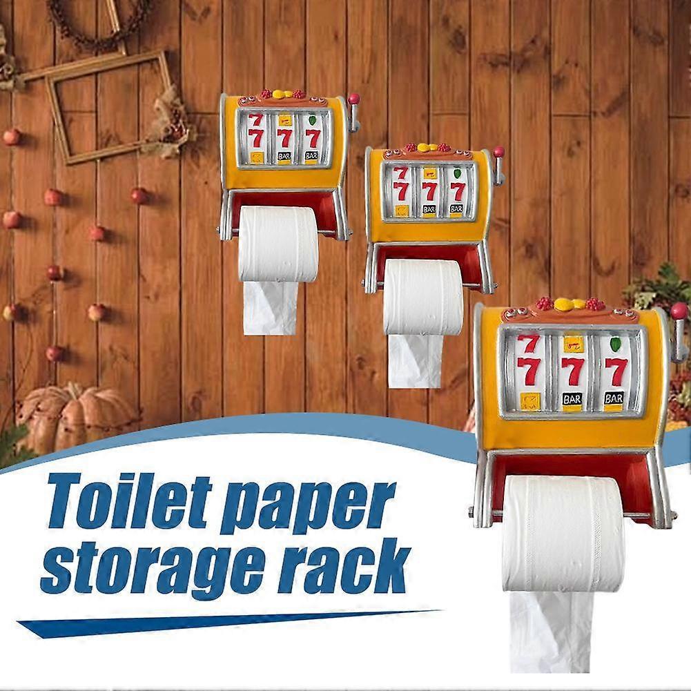 2 In 1 Toilet Paper Holder  Bathroom Free Standing Tissue Roll Storage Rack