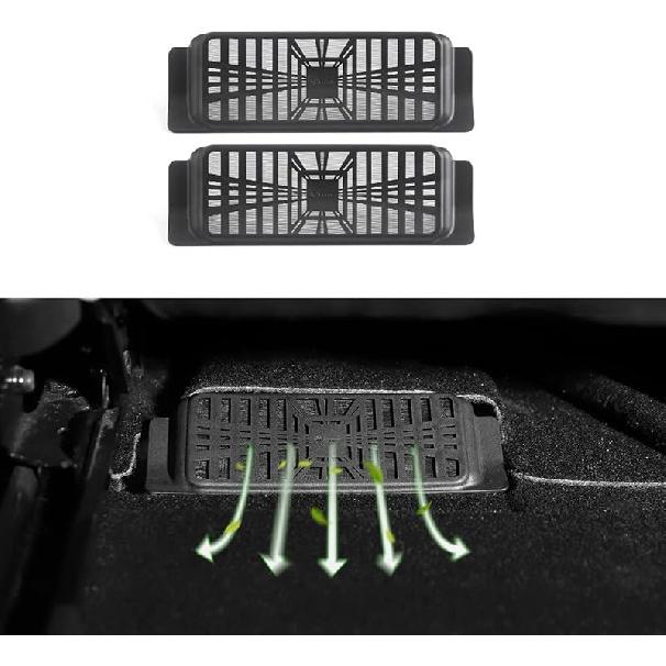 TPARTS Under Seat Vent Cover For Tesla Model 3 Highland 2024-2025 Air Condition Outlet Protector Rear Seat Car Air Vent Accessories