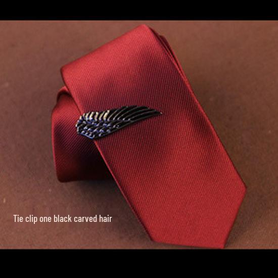 Herren Krawattenklammer - Schnurrbart, Schwarze Feder & Anker Designs verfügbar