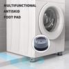1 Stück/4 Stück Waschmaschinen-Fußpolster, automatisch, universell, erhöht, stoßfest, rutschfest, Kühlschrank