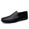 Moda Estiva Mocassini da Uomo Casual Italiani di Lusso Scarpe da Uomo in Vera Pelle Mocassini Leggeri Traspiranti Slip-on Scarpe da Barca