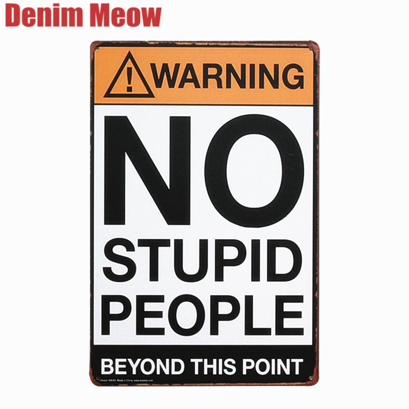 NO SMOKING Vintage Metal Tin Sign TIKI Bar Art Posters Wall Stickers for Club Home Decor Warning Sign Decorative Plate Gift N167