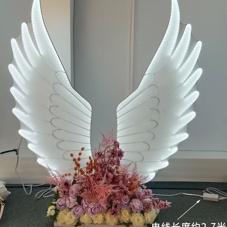 Luminous Iron Butterfly Wings for Wedding Decor - Guiding Light Props