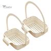 Collapsible Sink Waste Catcher Hanging Drain Basket, Foldable Stretchable Kitchen Colander, Space Saving Food Compact Storage Basket Strainer,