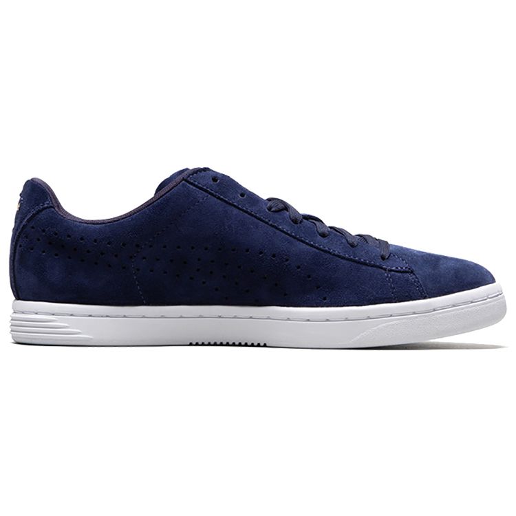 Puma Baskets Court Star en Daim Baskets Unisexe Bleu Blanc 364621-07