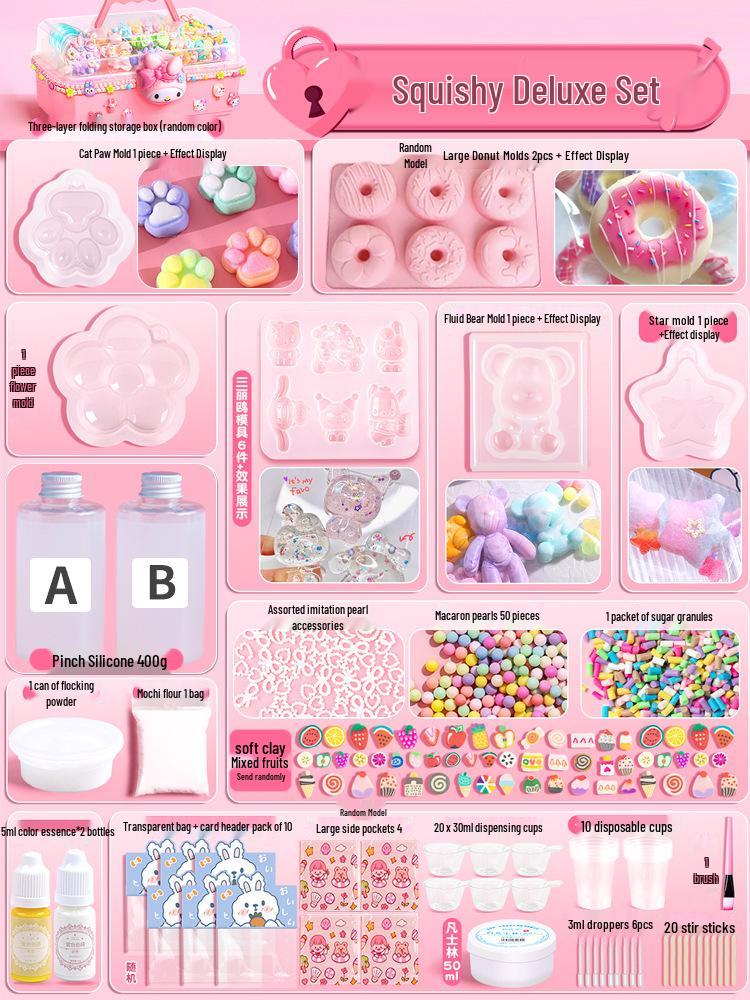 

Набор силиконовых игрушек «Кошачья лапка» для самостоятельного изготовления - Детский набор для снятия стресса и музыкального творчества