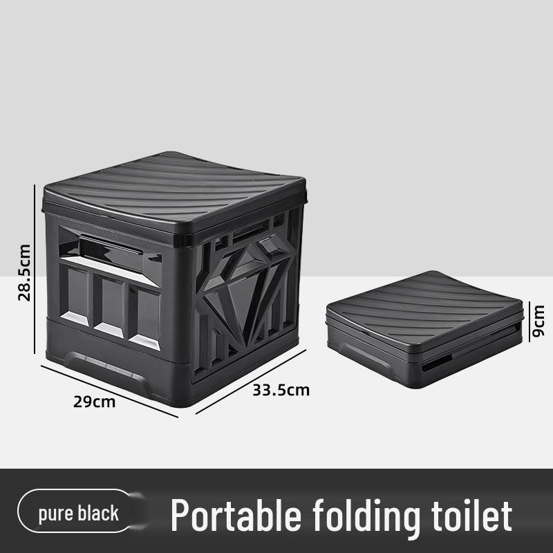 Portable Emergency Camping Toilet Deodorant | Folding Self-Driving Outdoor Mobile Toilet Kit