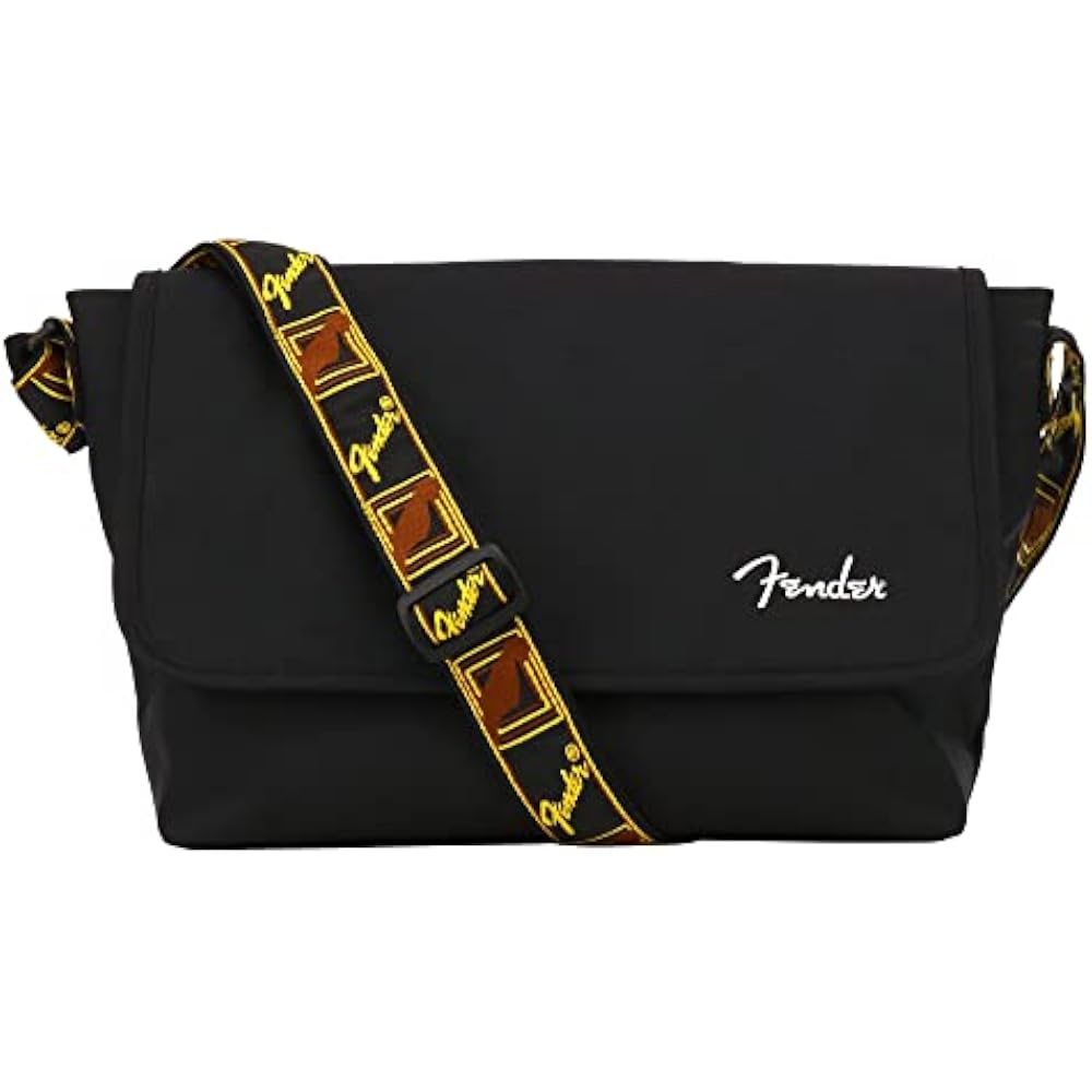 [Fender] Shoulder Bag L Size 950-6053 Large Messenger Bag [01] Black