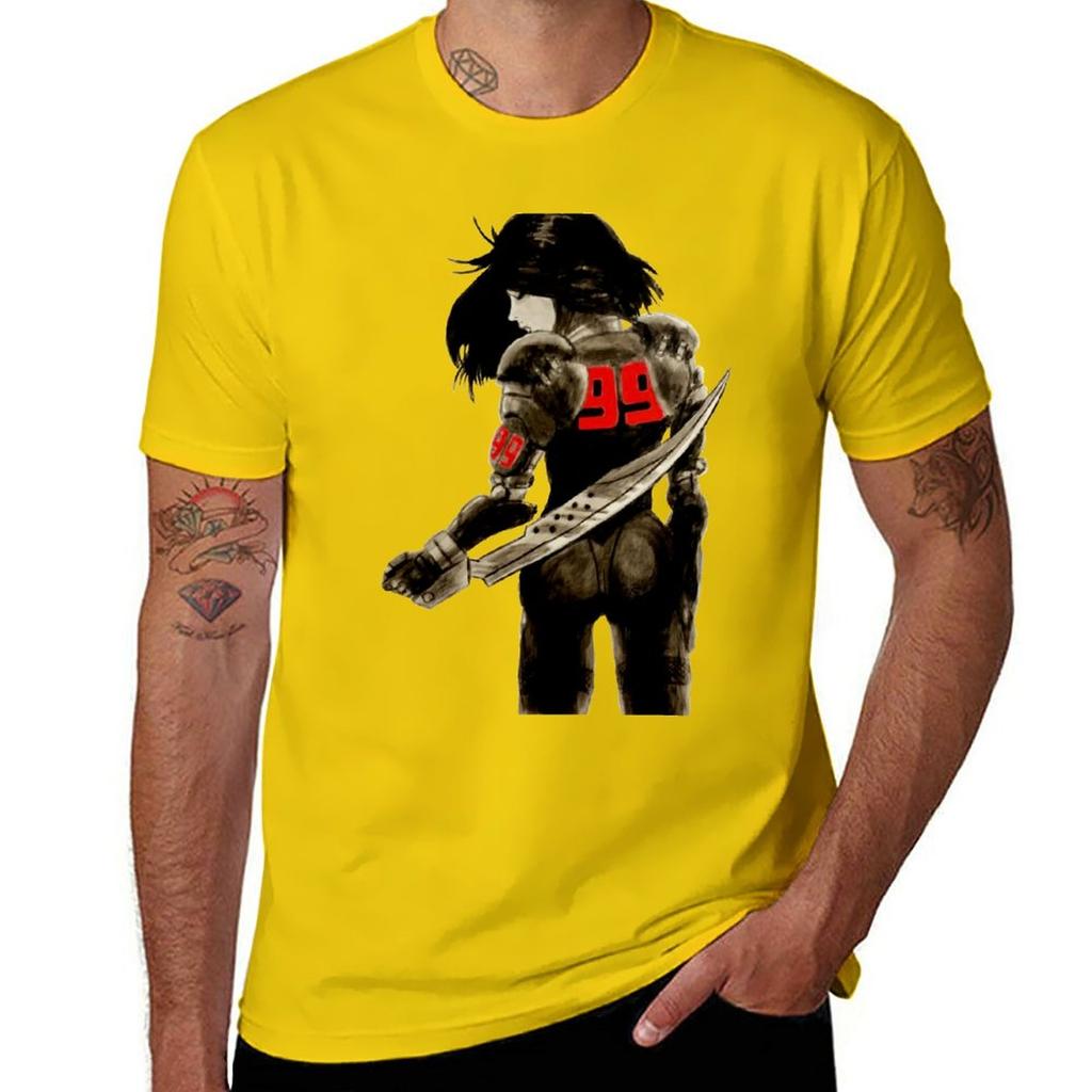 Manga Angel Watercolor TShirt vintage clothes Short sleeve tee tops workout shirts for men