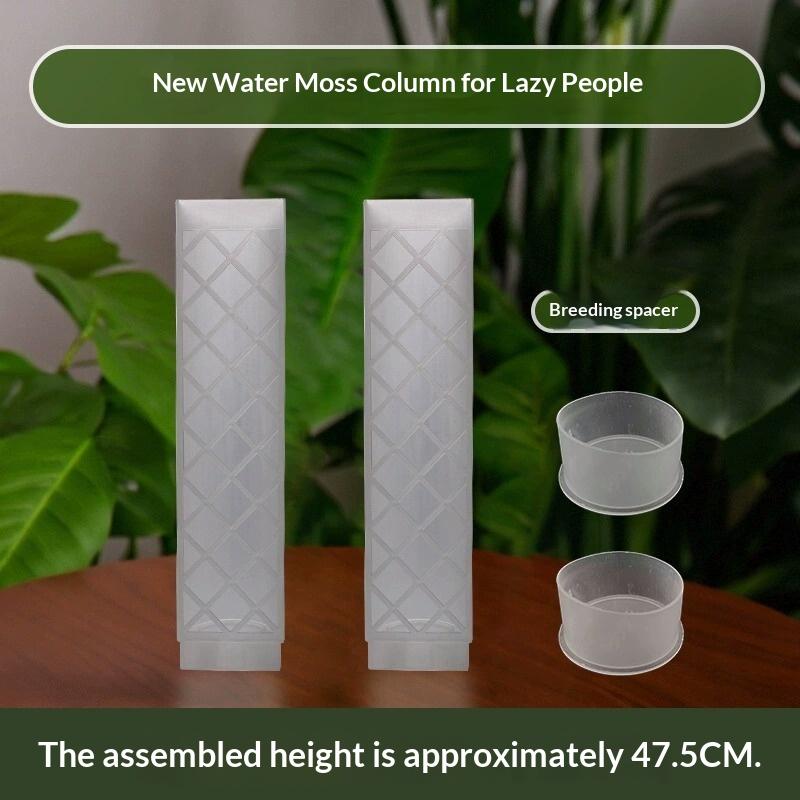 D Shaped Self Watering Plant Drip Moss Column Pole Adjustable Flow for Automatic Water Supply Indoors
