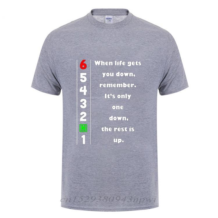1N23456 Motorcycle T Shirt Fathers Day Present Funny Birthday Gift For Men Daddy Father Husband O Neck Cotton TShirt Tshirt