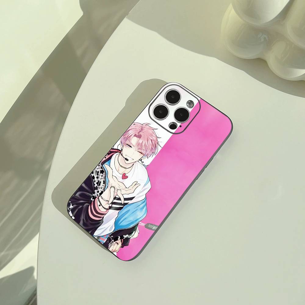 F-Fukuhara Tamon Anime Portrait Phone Case For iPhone 17,16,15,14,13,12,11 Pro Max, Lightweight and Practical Soft Black Cover