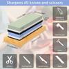 Sharpening Stone Whetstone Set 4 Side Grit 400/1000 3000/8000, Premium Whetstone Knife Sharpener, Knife Sharpening Stone Kit