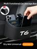 Auto Trapezförmiges Schräges Schwarzes Leder Tür Mehrfunktionales Staufach Für Volvo T6 XC60 XC90 S80 C30 S40 XV40 S70 XC70 KE3