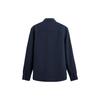Zara Solid Color Pointed Collar Single-Breasted Long Sleeve Shirt Men Shirts Blue 01063340401-33