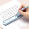 3-in-1 Drawing Ruler Dual-purpose Compass Ruler Set Office Accessories Compass Pen  Drawing Tools