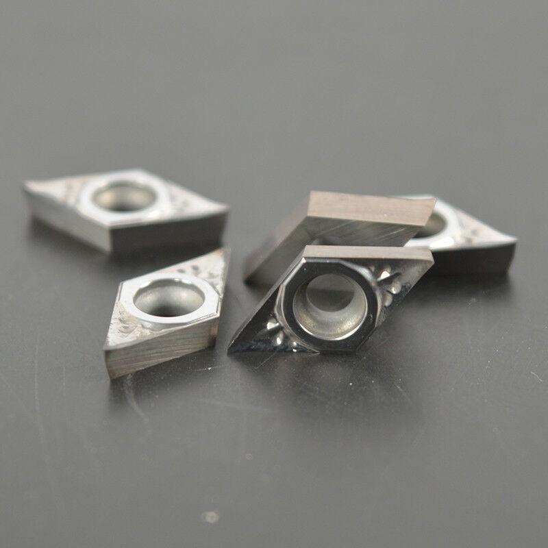 10pcs DCGT070202-AK DCGT21.50.5-AK H01 Carbide Inserts for Aluminum Blade