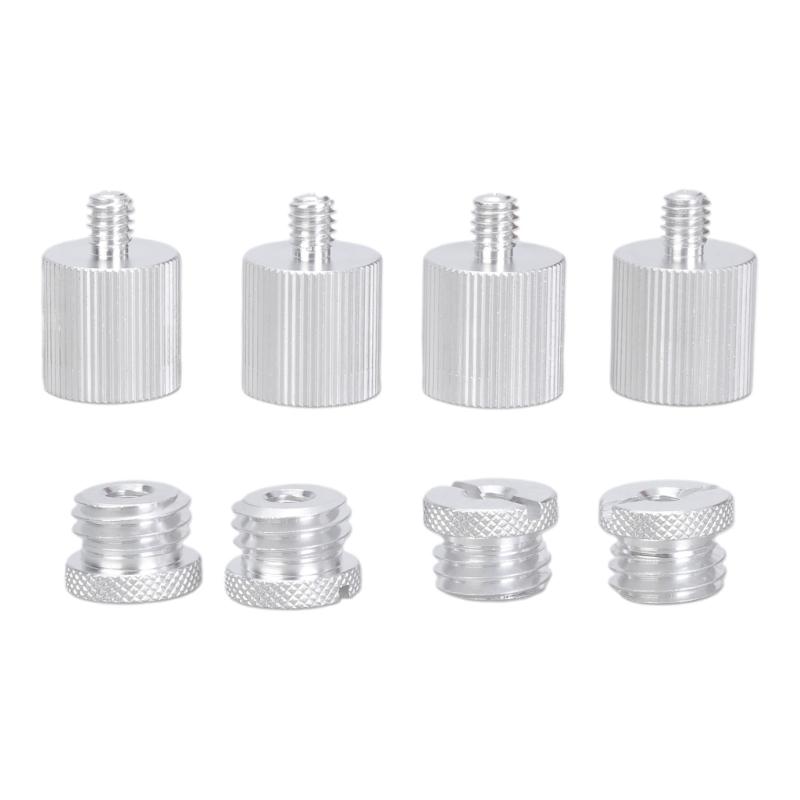 Adaptor de la 1/4 inch la 5/8 inch Adaptor cu șurub filetat pentru telemetru 1/4 filet Adaptor din aluminiu Adaptor trepied