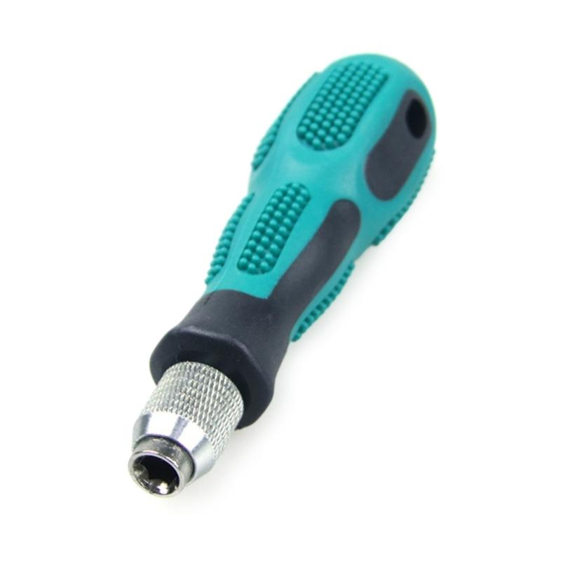 

Multifunctional 6.35mm Screwdriver 1/4inch HexShank Nonslip Comfortable Handle Screw Driver Bit Holder 1