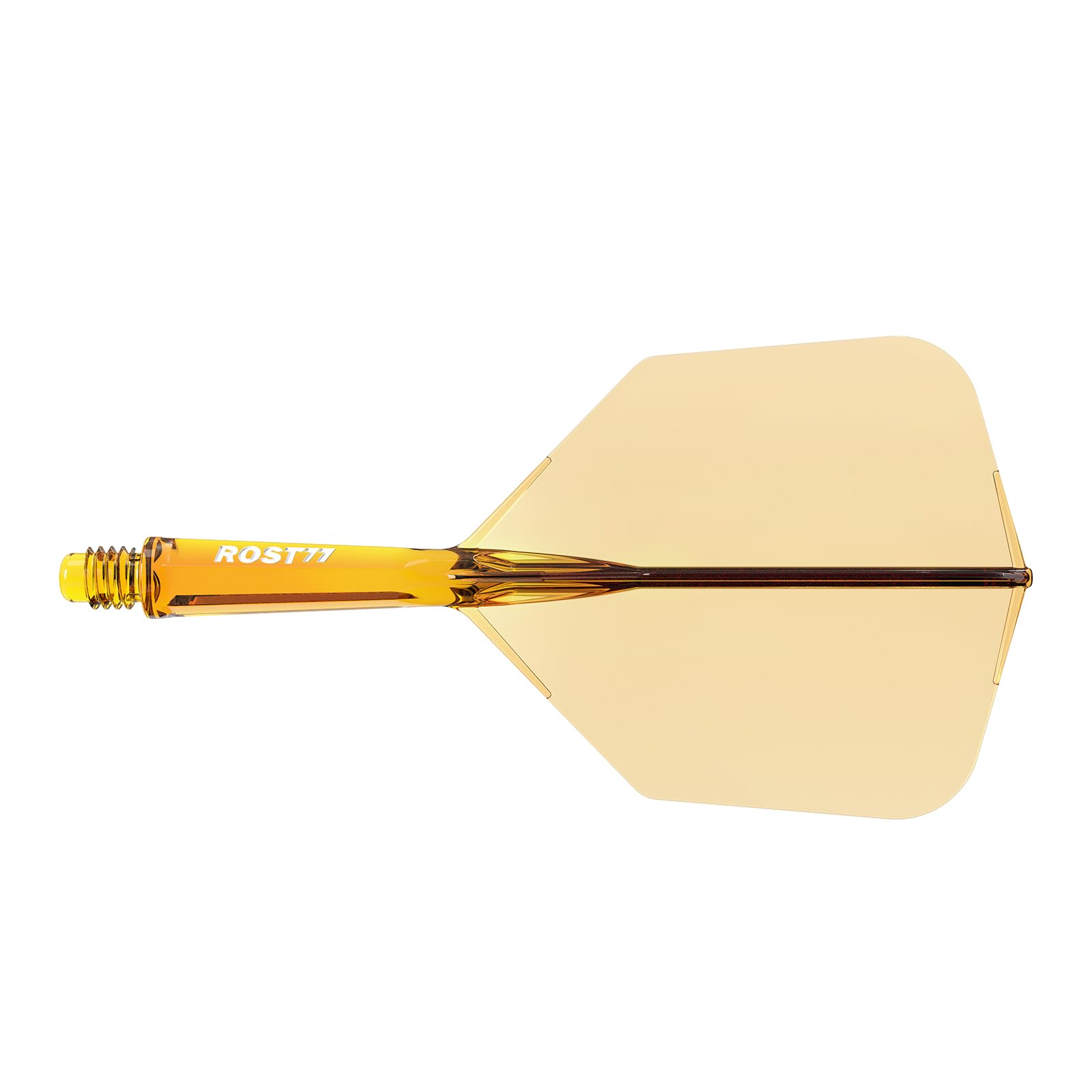 

CUESOUL ROST 77 Transparent Integrated Flight Big Wing Shape Set of 3 Clear Orange White Logo S Size (CS-77-9T-S)
