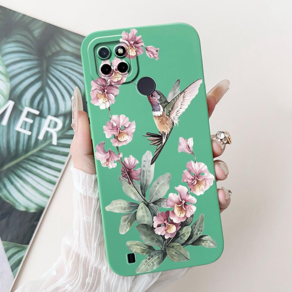 For Realme C21Y RMX3261 RMX3263 C25Y RMX3269 Cover For Realme C21Y Case Cute Cat Funny Cool Fashion Silicone Shockproof Bumper