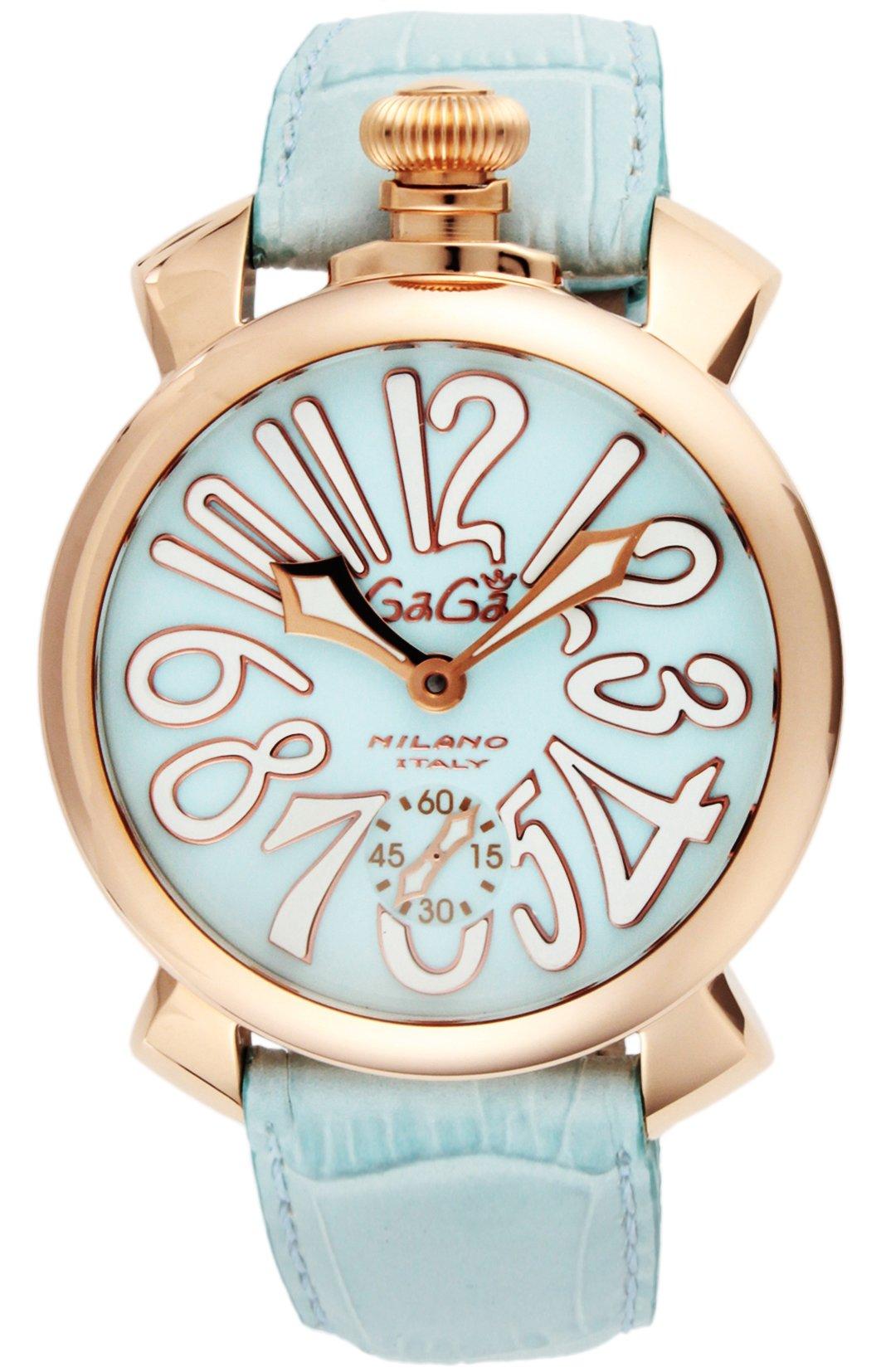 

Outlet Genuine Boxless Watch MANUALE 48MM Blue Dial Manual Winding Daily Waterproof Blue [Gaga Milano] 5011.03S-LBU [Item]