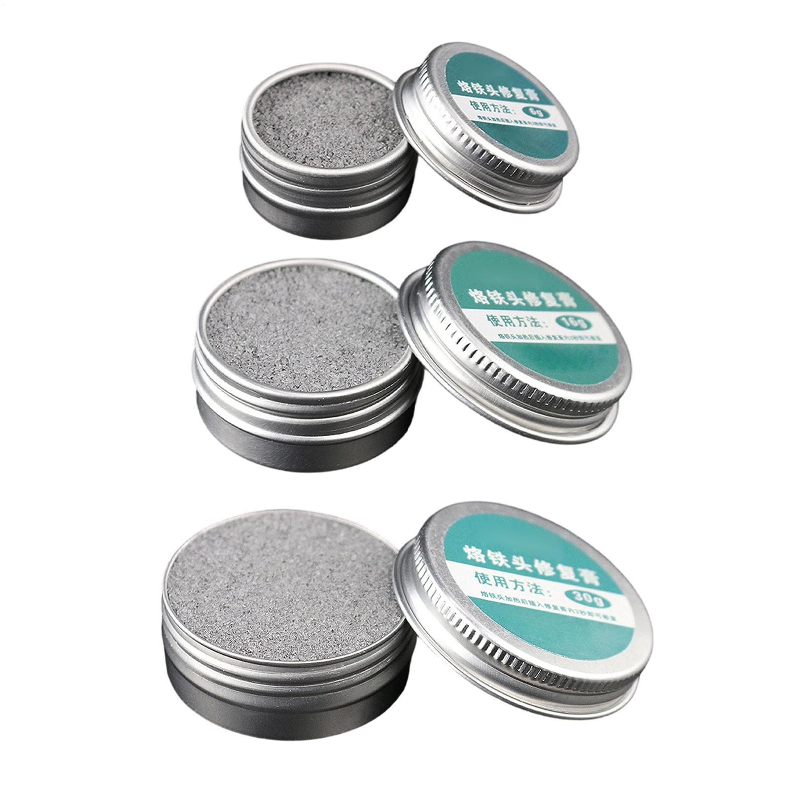 

6g 16g 30g Electrical Soldering Iron Tip Resurrection Cream Soldering Tip Tinner Cleaner Lead Free Oxidation Cleaning Paste 6g