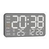 Modern Digital Led Wall Clock With Calendar Alarm Timer For Living Room Decor