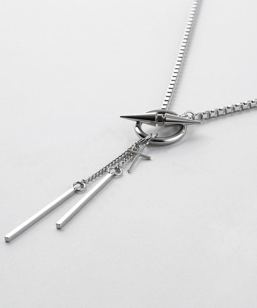 Shoveoff Svn-#148 Double Bar Necklace